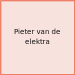 Pieter van de elektra
